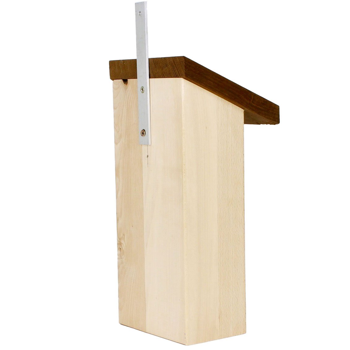 Insektenhotel Wildbienen - Tower mit Thermoholzdach