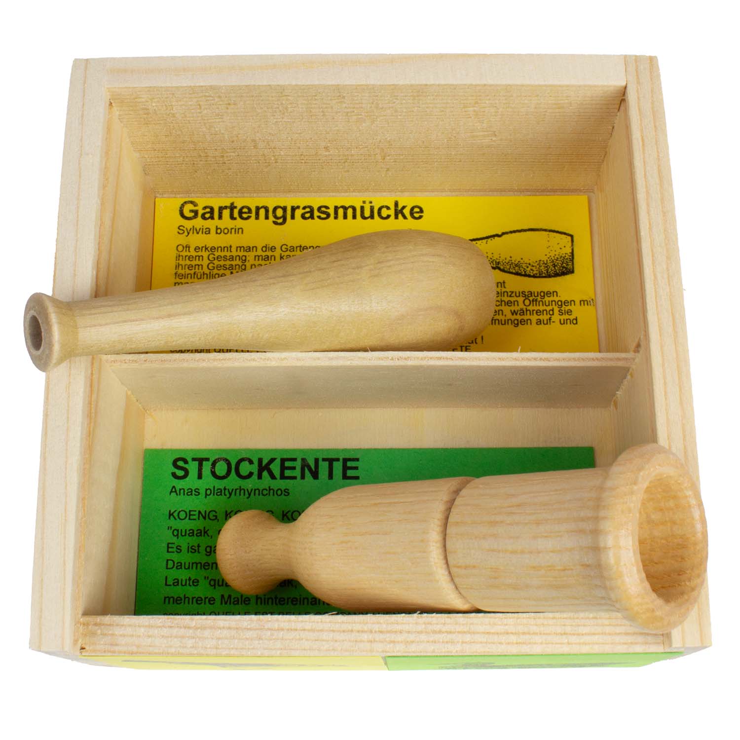 Vogelpfeifen Duo 2 Nester - "Schloßpark"
