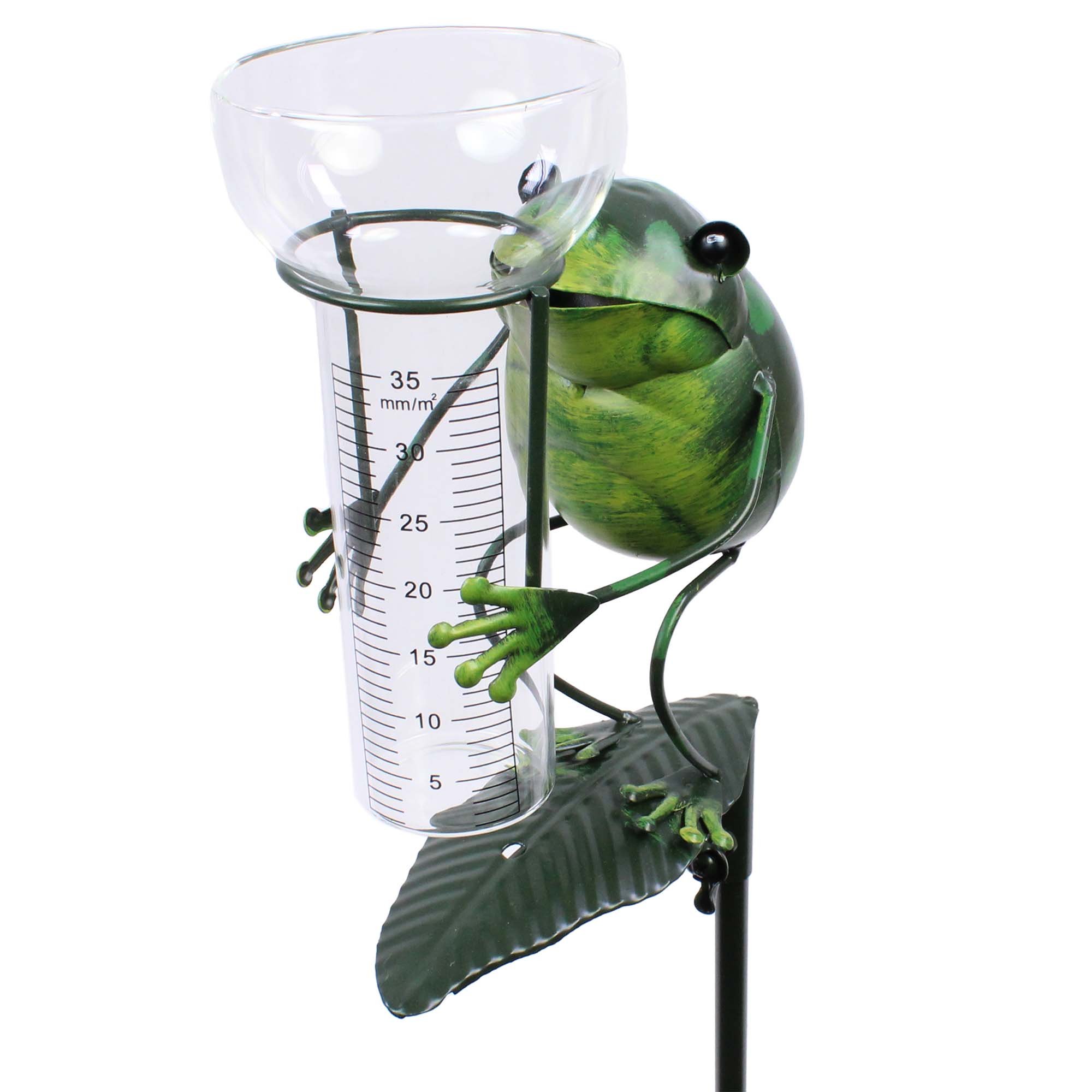 Regenmesser Blattfrosch Gartenstecker