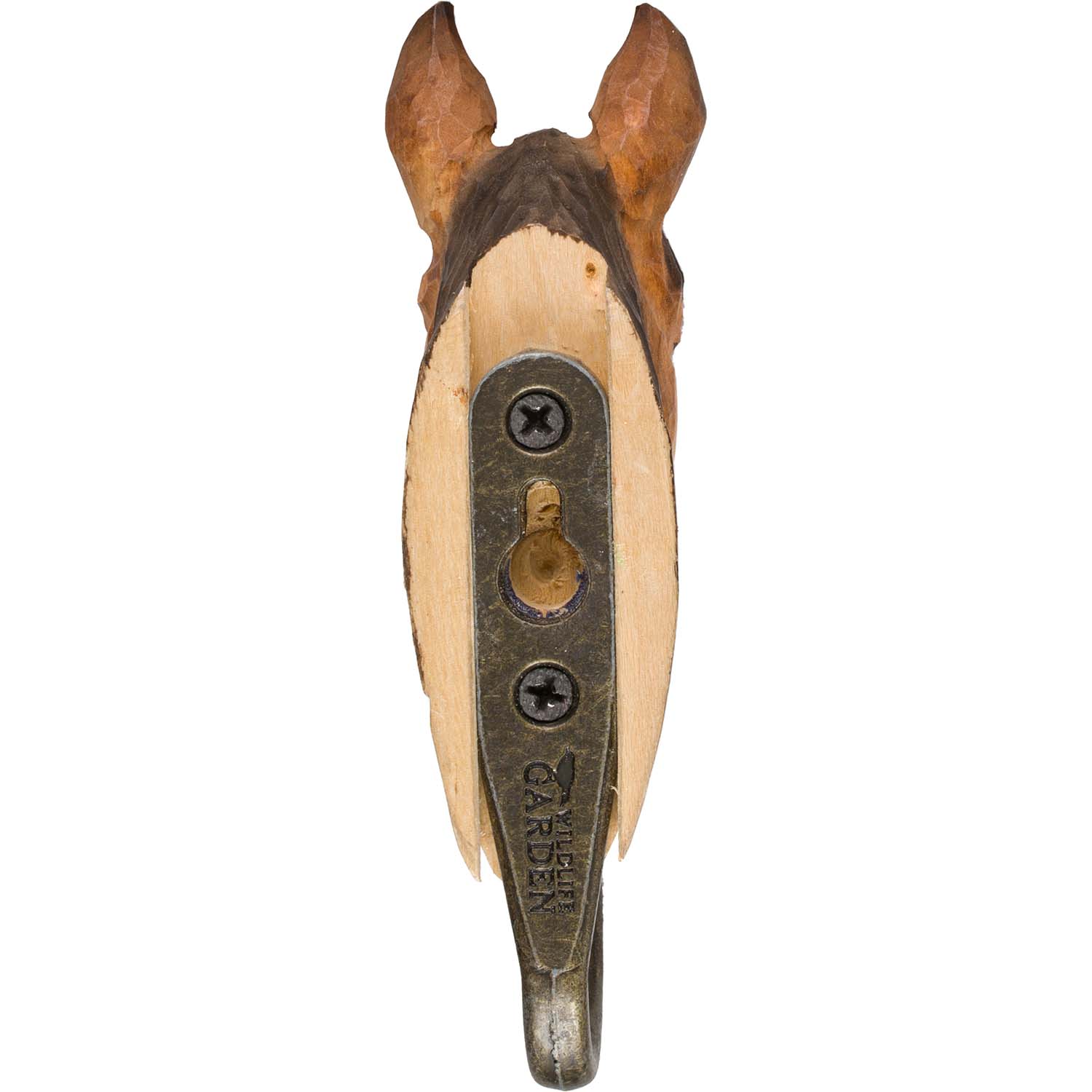 Wildlife Garden Haken Pferd handgeschnitzt