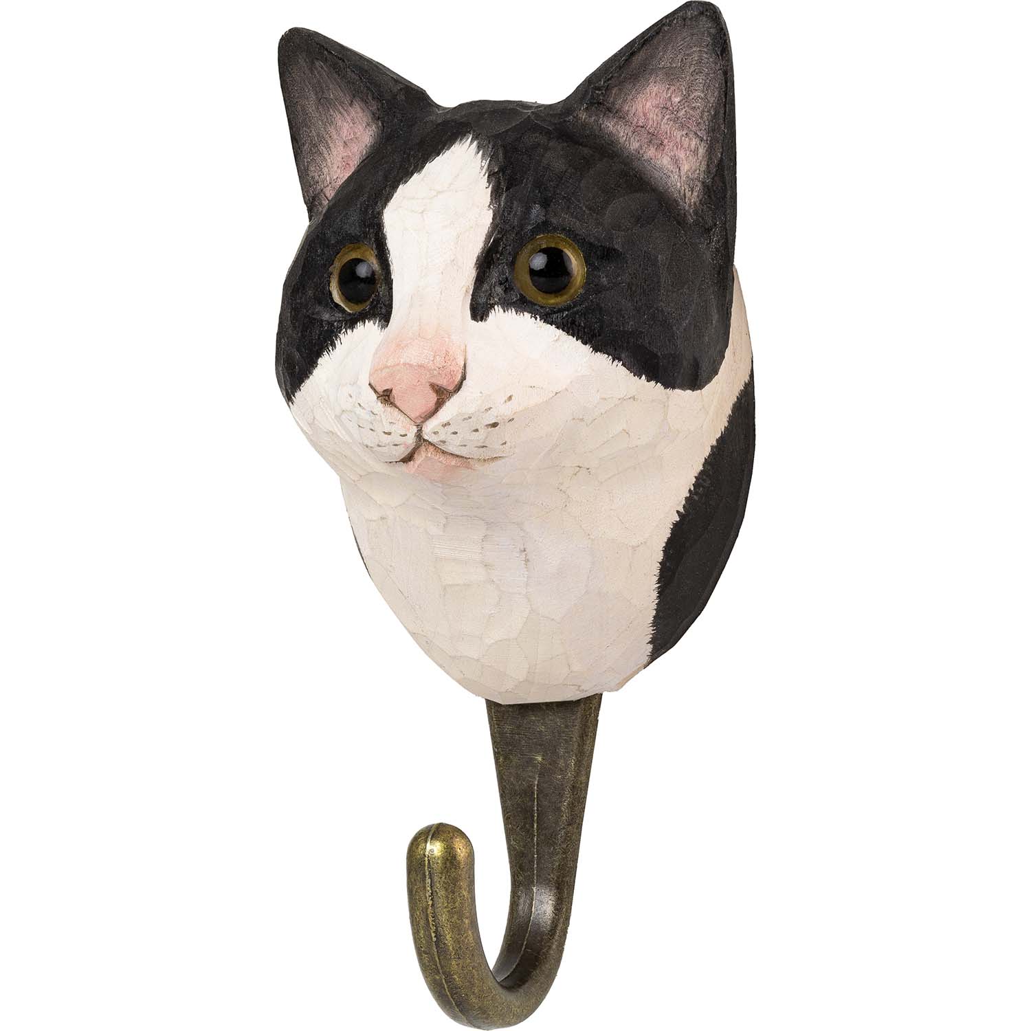 Wildlife Garden Haken schwarz-weiße Katze