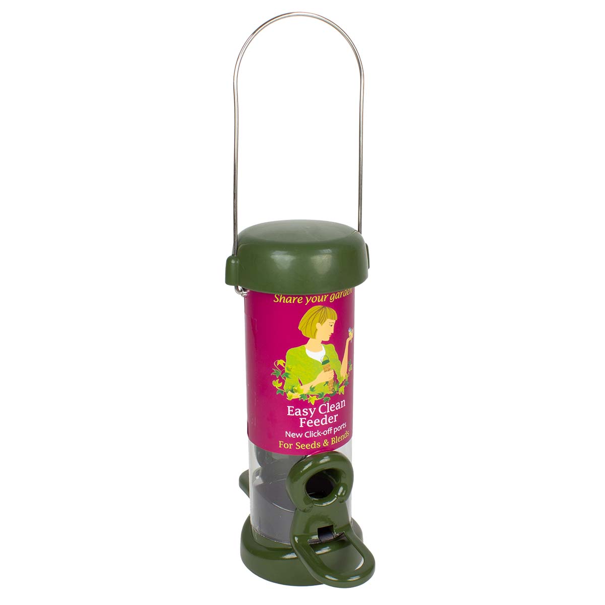 Schwegler Futtersäule Ring-Pull Click MINI grün