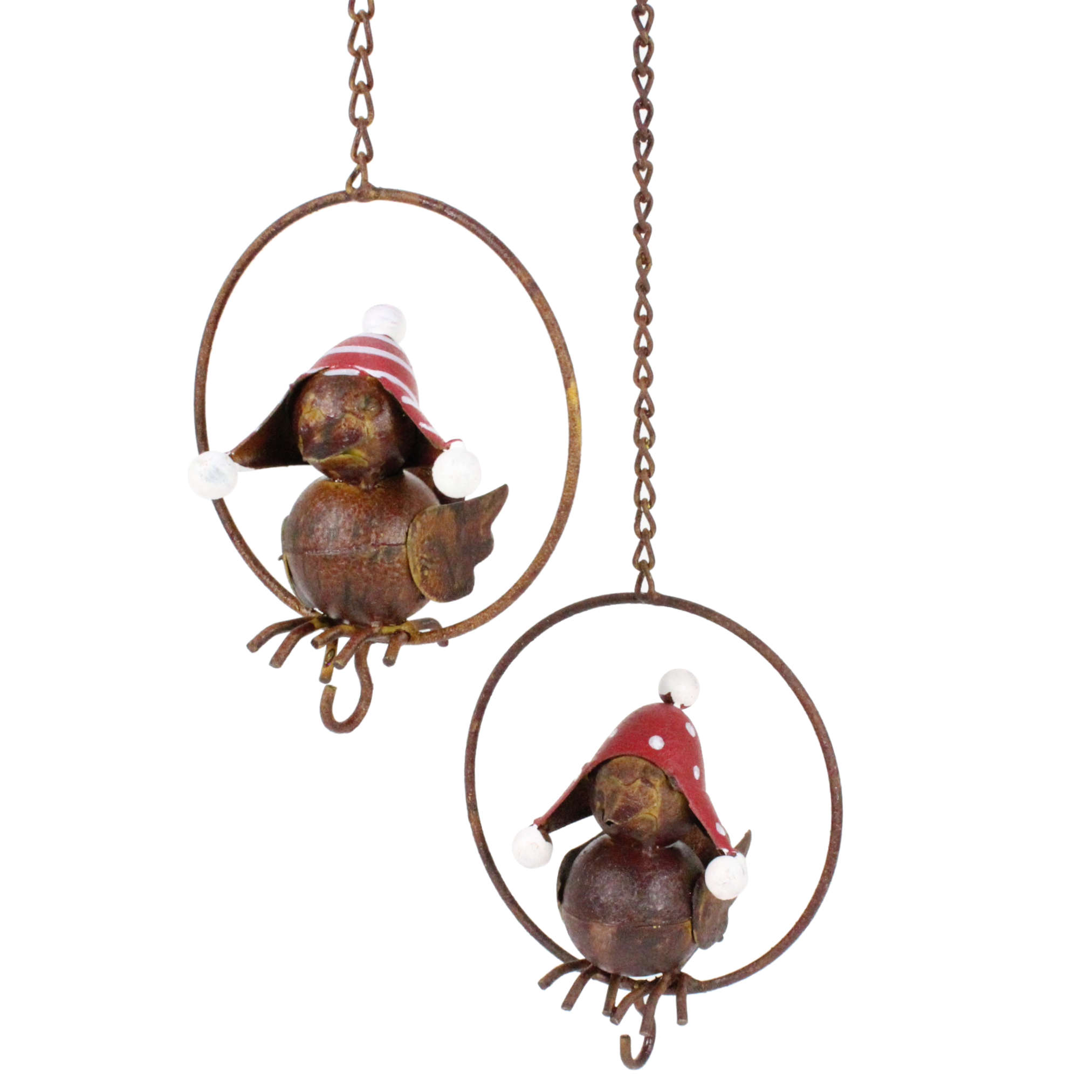 Vogel im Ring (2er Set) - Meisenknödelhalter