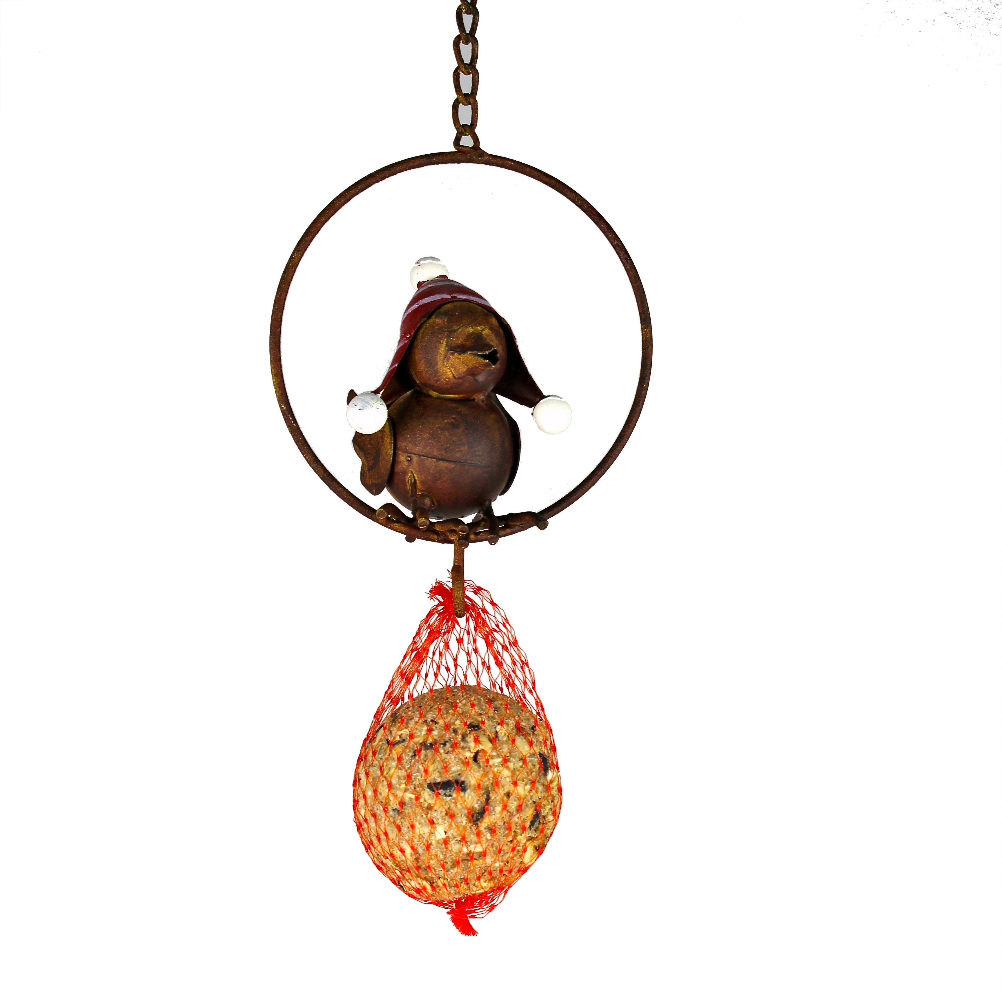 Vogel im Ring (2er Set) - Meisenknödelhalter