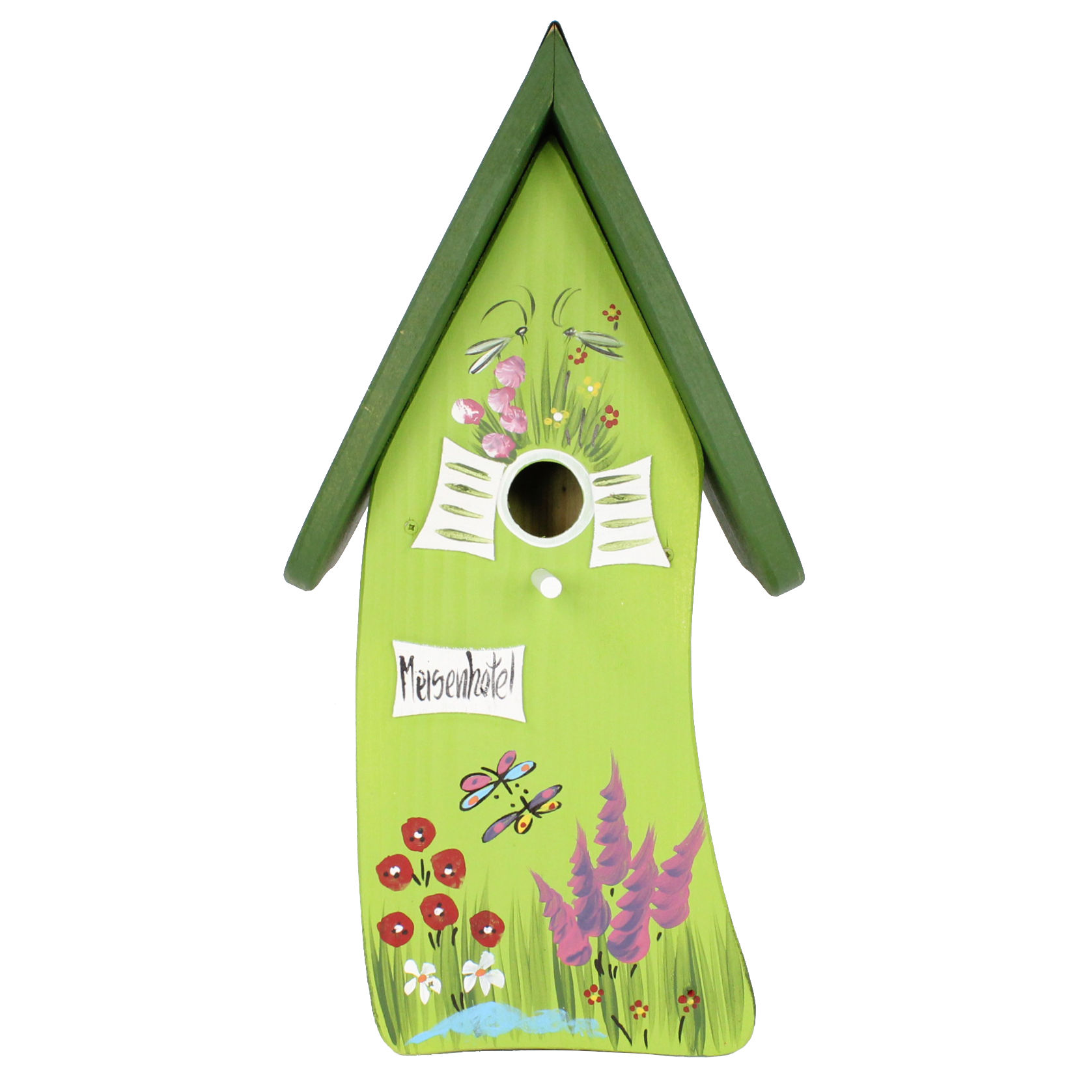 Vogelvilla Nistkasten grün "Gartenzauber"