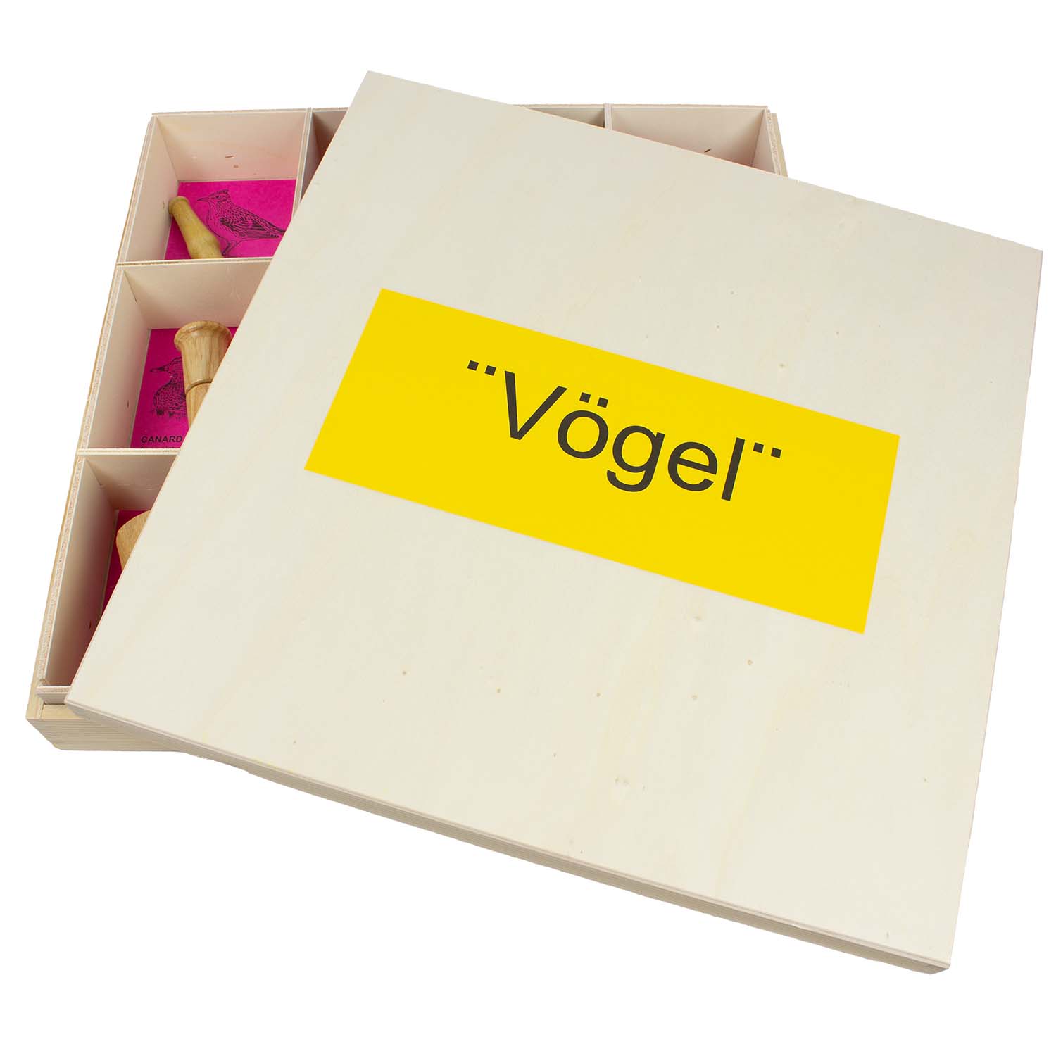 Vogelpfeifen 12 Nester - "Vögel Europas"