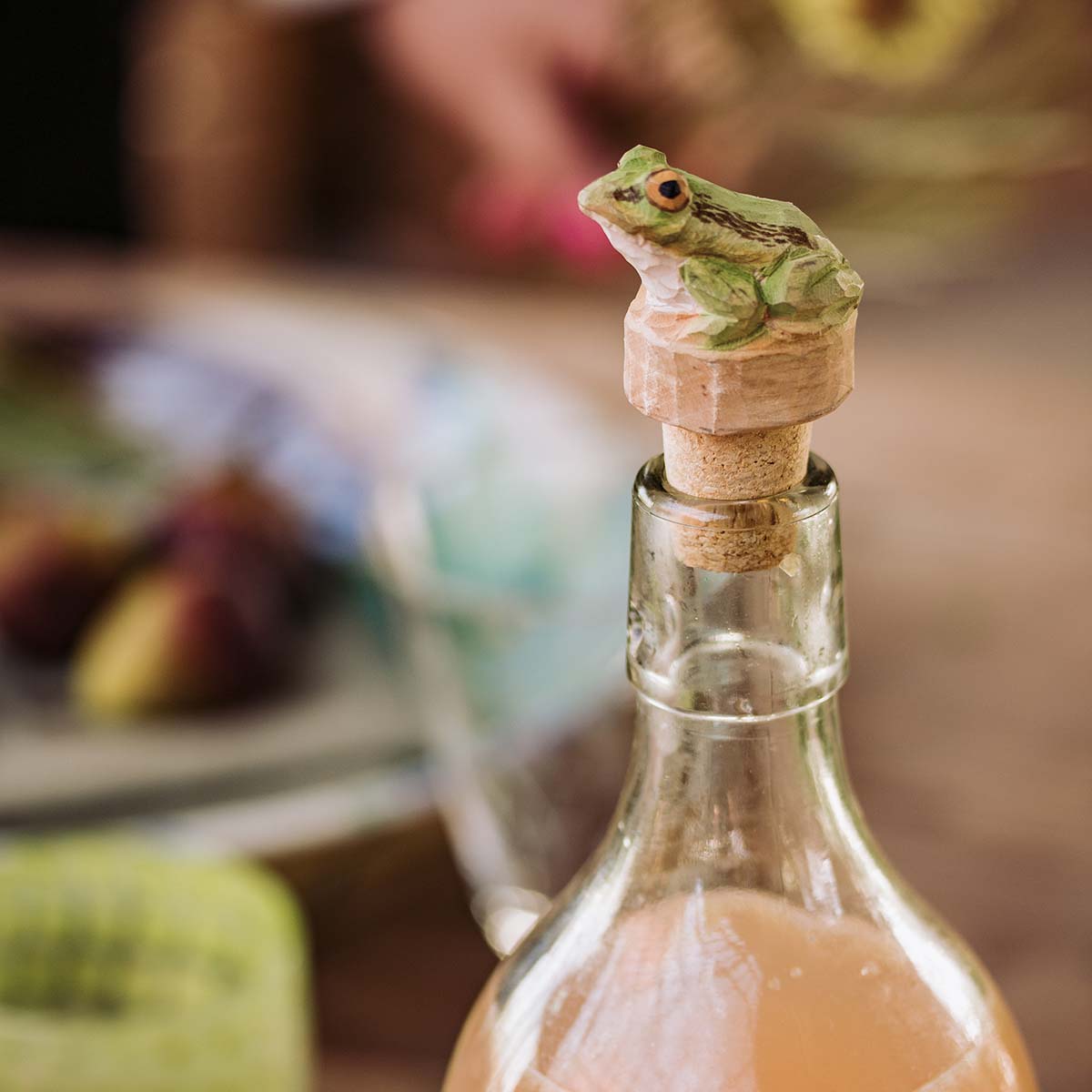 Flaschenverschluss Frosch