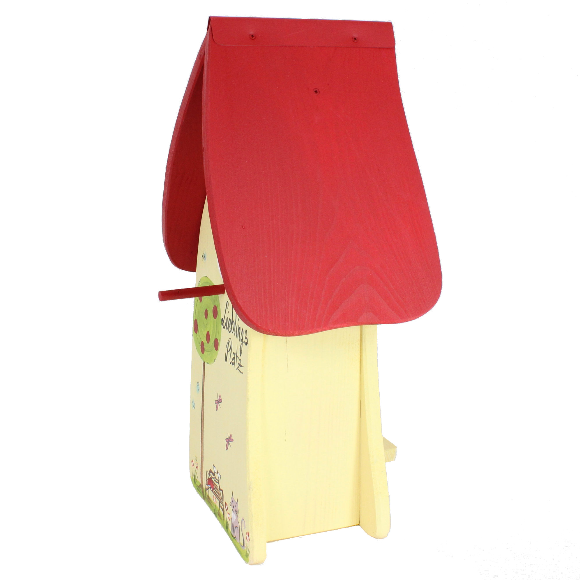 Vogelvilla Nistkasten hellgelb "Lieblingsplatz"