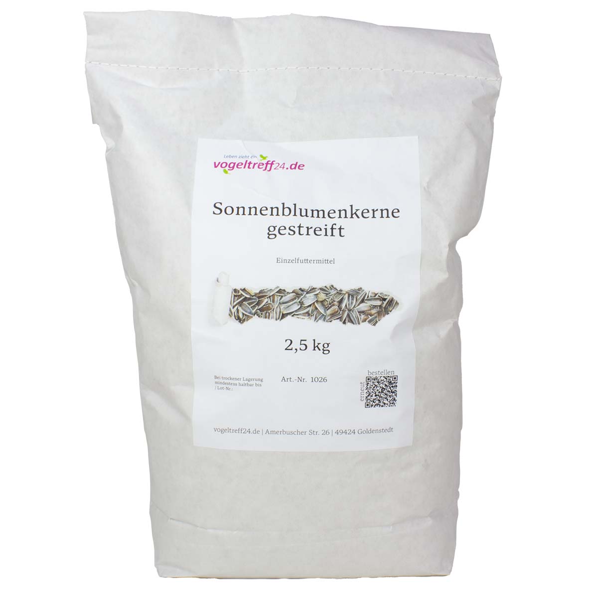 Sonnenblumen-Kerne gestreift 2,5 kg