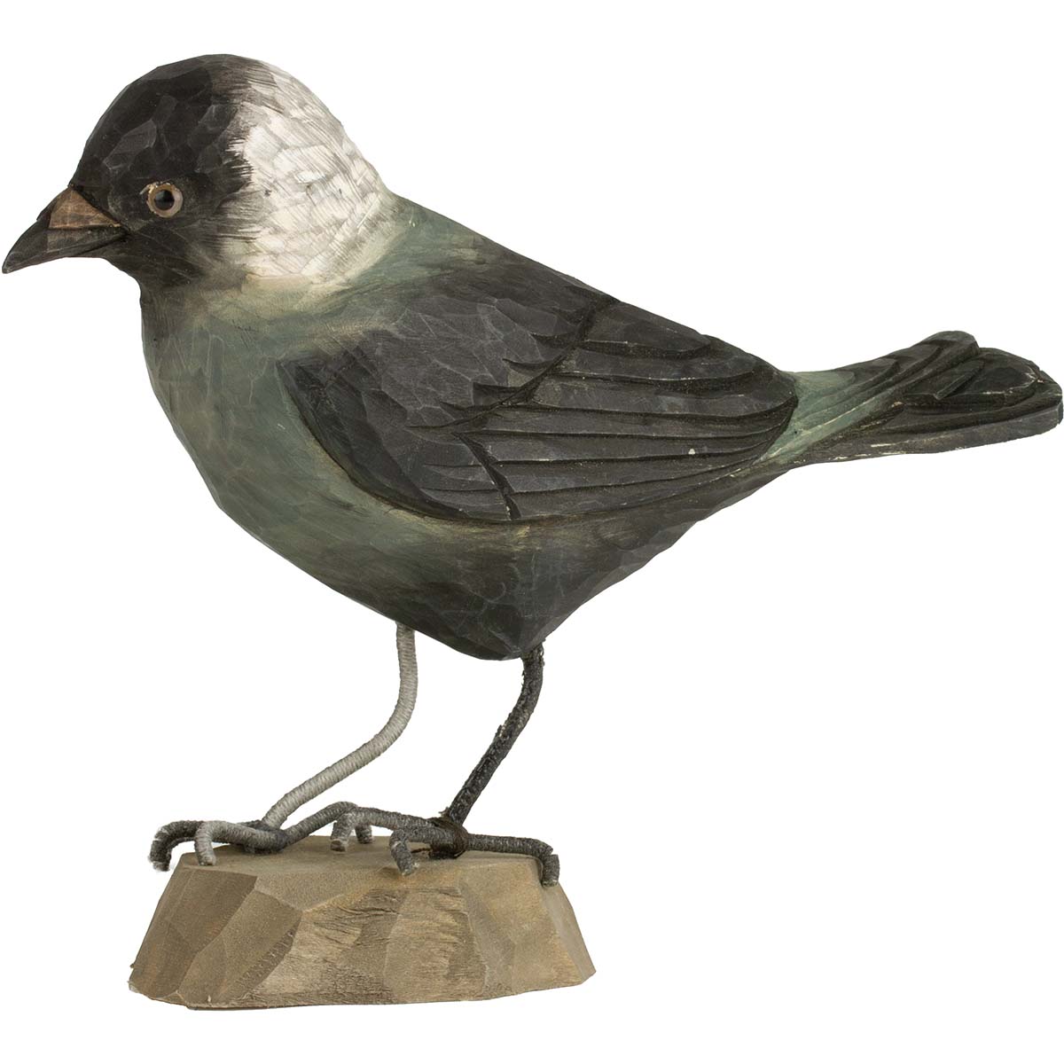 Dohle handgeschnitzt